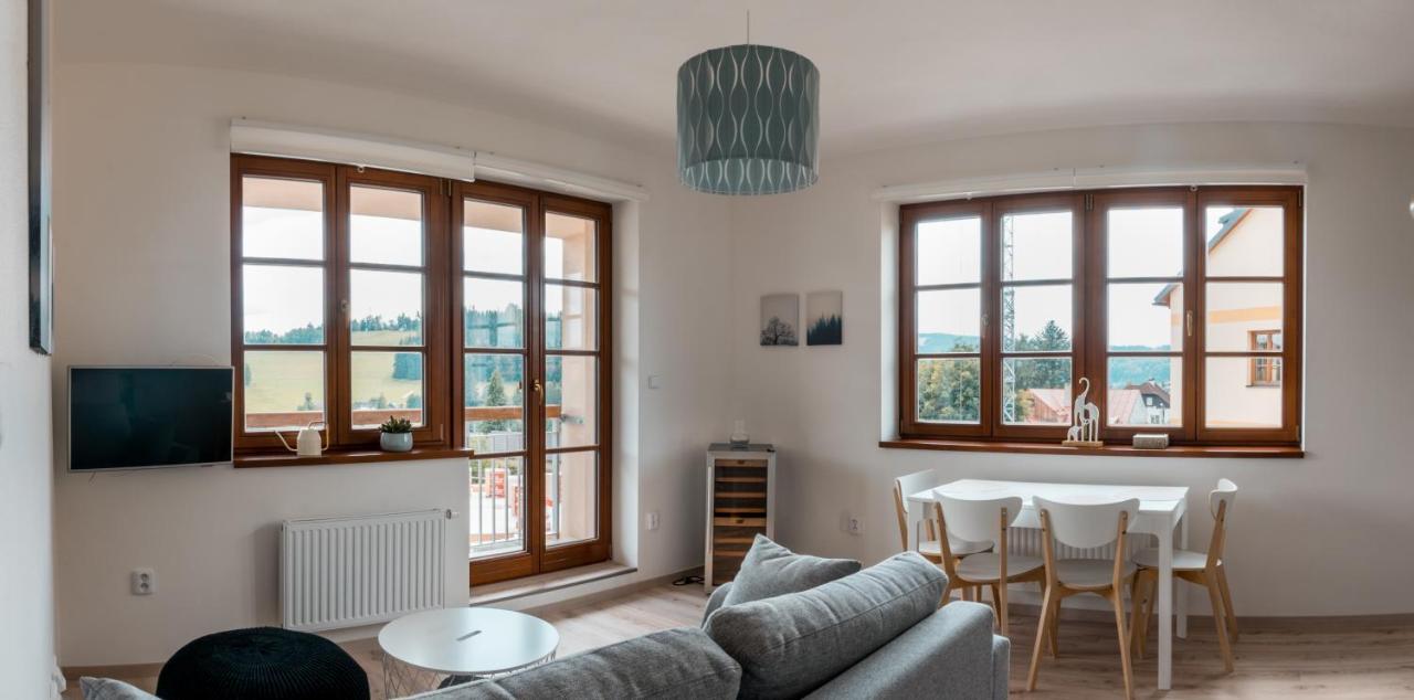 Apartman Sjezdovka Kasperske Hory Esterno foto